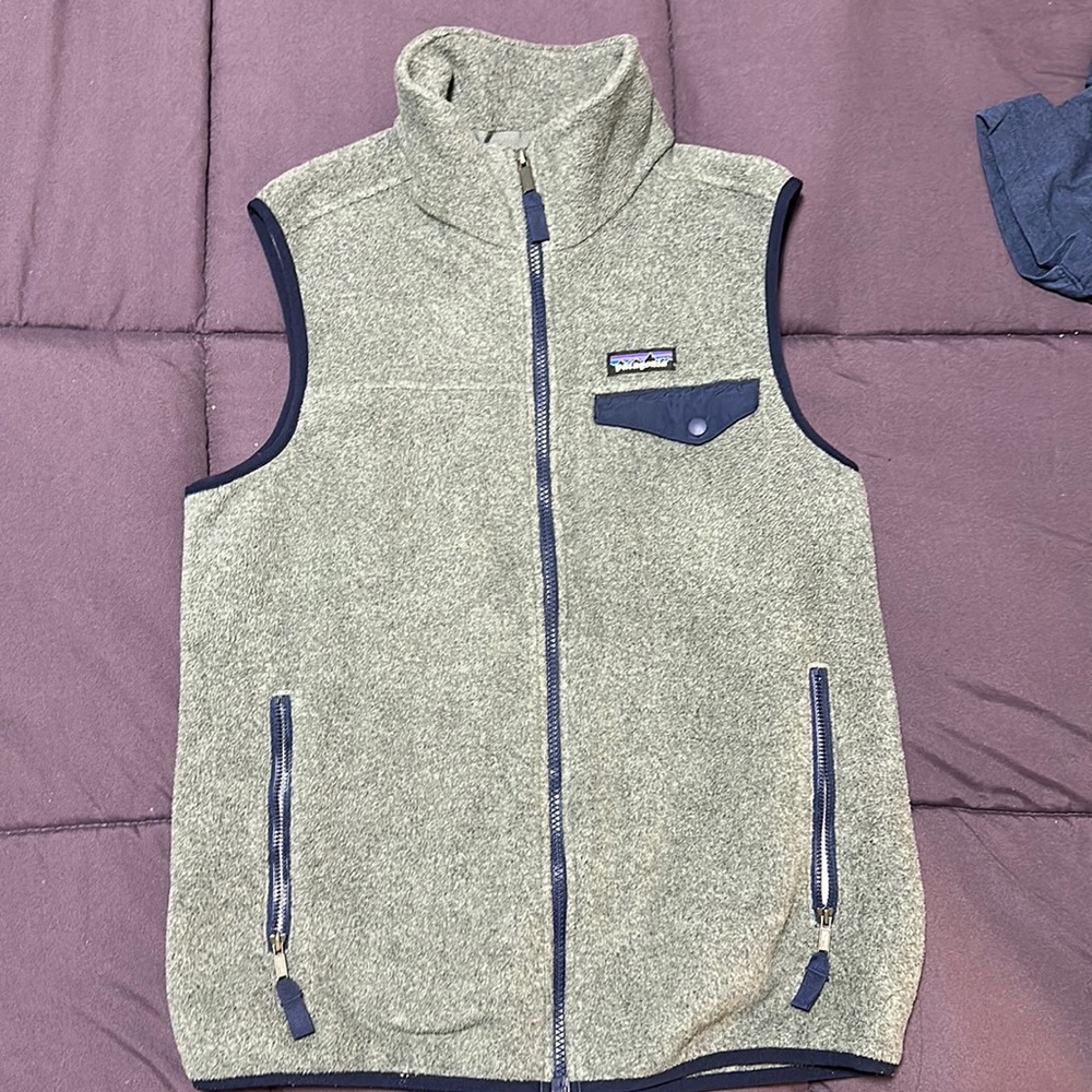 Men’s Patagonia fleece vest